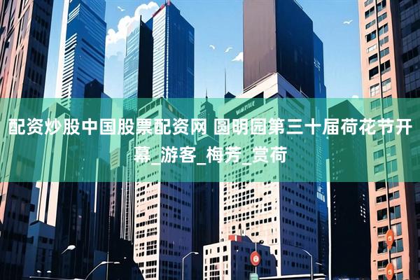 配资炒股中国股票配资网 圆明园第三十届荷花节开幕_游客_梅芳_赏荷